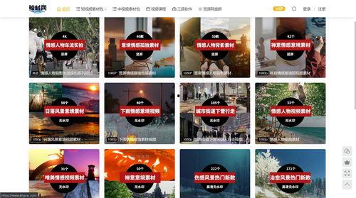 爆料情感短视频素材网站,揭秘网络爆红背后的情感故事